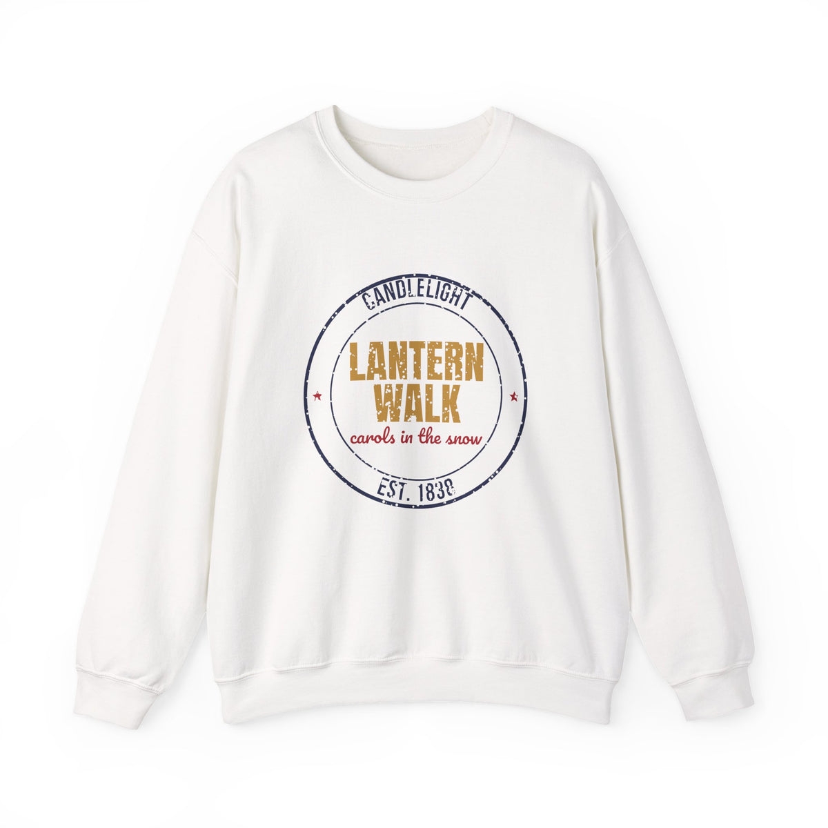 Candlelight Lantern Walk Est. 1838 Sweatshirt, Vintage Christmas Crewneck Sweatshirt