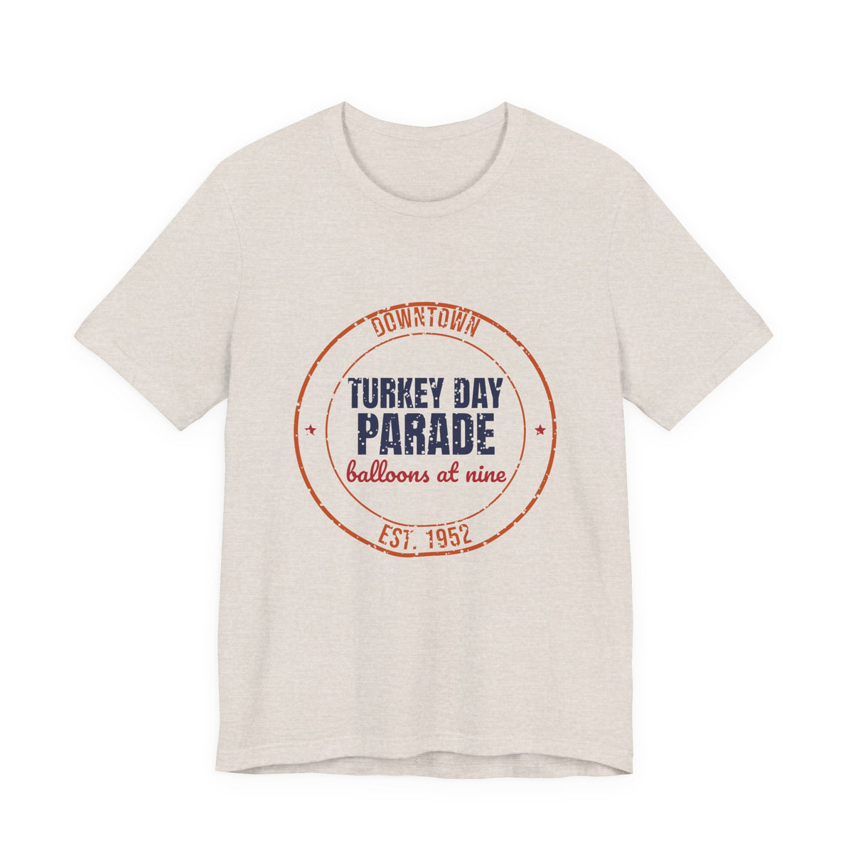 Downtown Turkey Day Parade Est. 1952 Shirt, Vintage Thanksgiving T-Shirt, Vintage Thanksgiving Gift