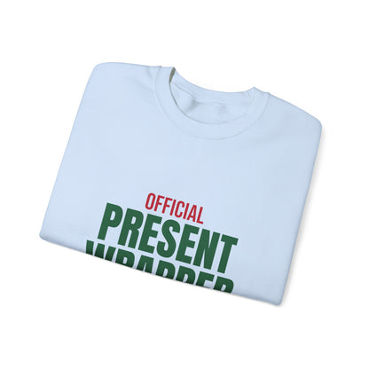 Official Present Wrapper Sweatshirt, Funny Christmas Crewneck