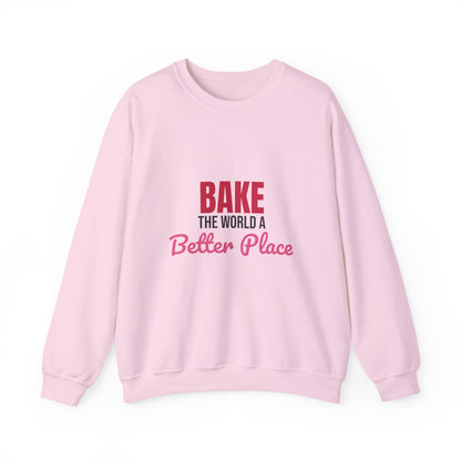 Bake the World a Better Place Sweatshirt, Baking Crewneck, Baker Gift