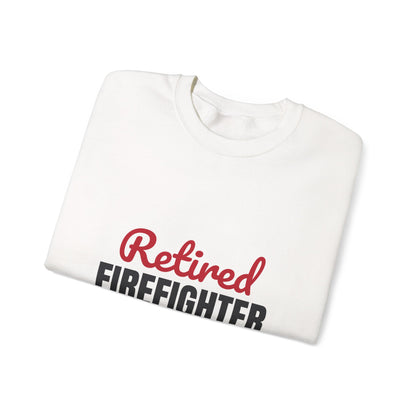 Retired Firefighter Sweatshirt, Firefighter Retirement Crewneck
