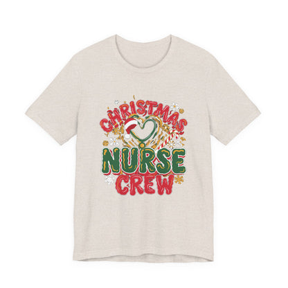 Christmas Nurse Crew Shirt, Retro Nurse Christmas T-Shirt, Holiday Gift for Nurses