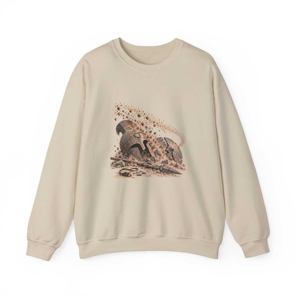 The Giant and the Sling Sweatshirt, Symbolic Fine Art Crewneck, By Xudeyda