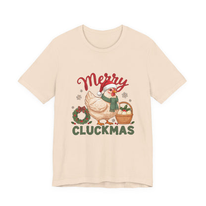 Merry Cluckmas Shirt, Chicken Christmas T-Shirt, Chicken Lover Tee