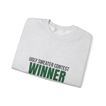 Ugly Sweater Contest Winner Sweatshirt, Ugly Sweater Contest Winner Crewneck Sweatshirt