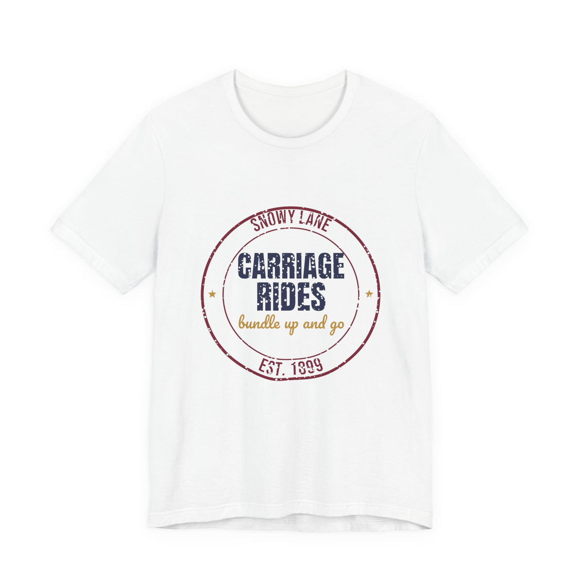 Snowy Lane Carriage Rides Est. 1899 Shirt, Vintage Winter T-Shirt, Vintage Winter Gift
