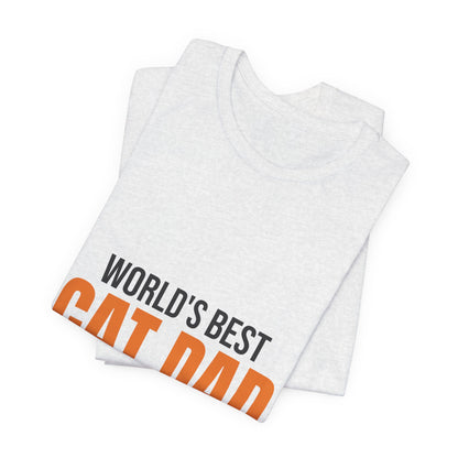 World's Best Cat Dad Shirt, Cat Dad T-Shirt, Cat Lover Gift