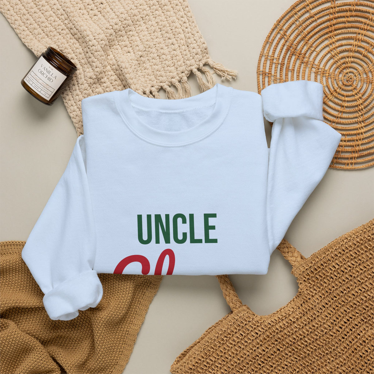 Uncle Claus Sweatshirt, Uncle Christmas Crewneck, Gift for Uncle
