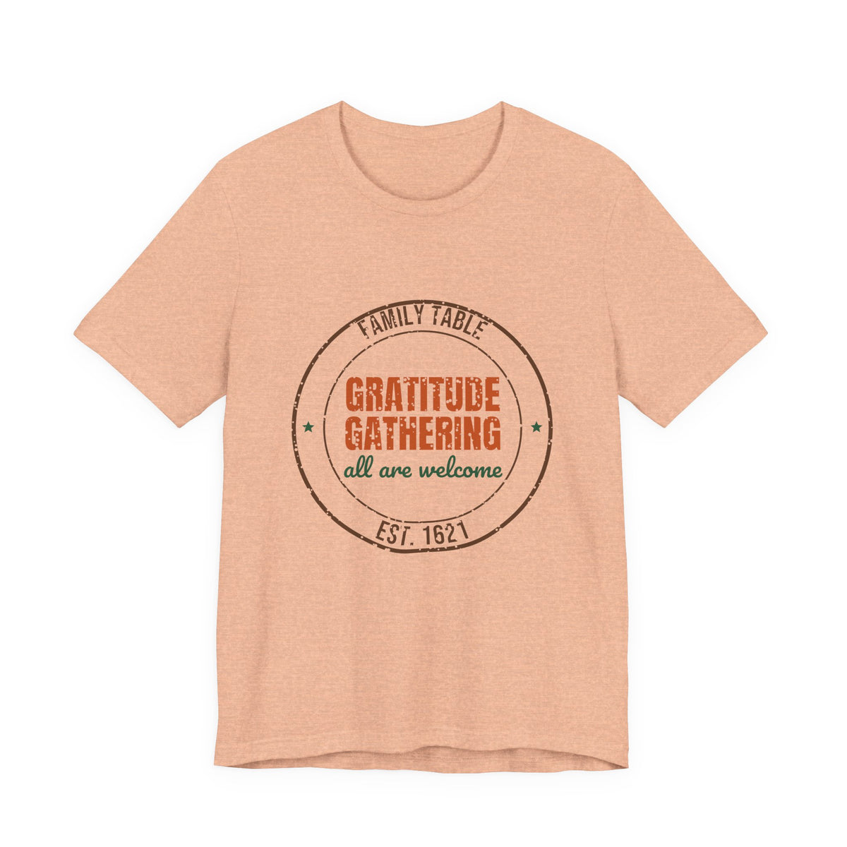 Family Table Gratitude Gathering Est. 1621 Shirt, Vintage Thanksgiving T-Shirt, Vintage Thanksgiving Gift