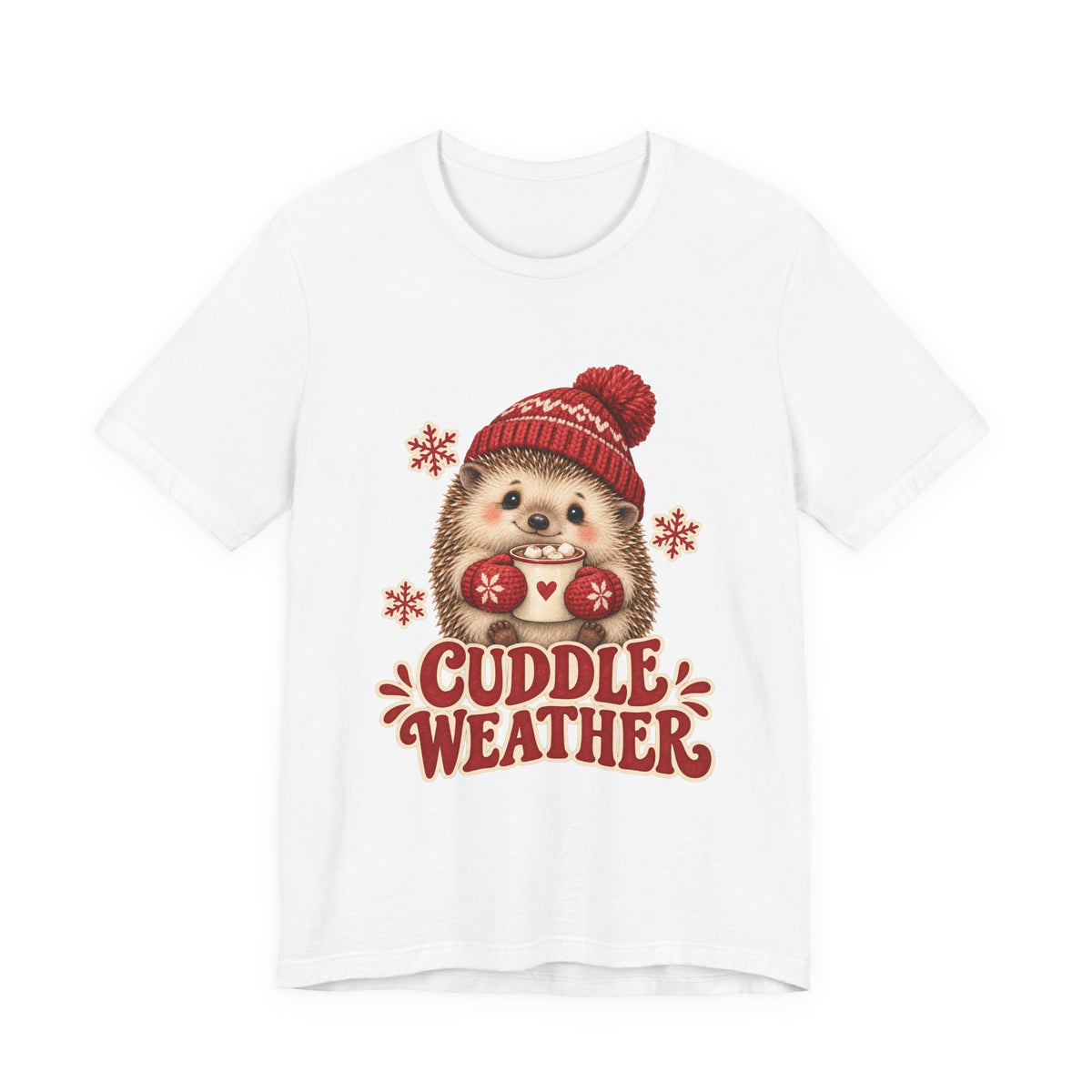 Cuddle Weather Hedgehog With Hot Cocoa Shirt