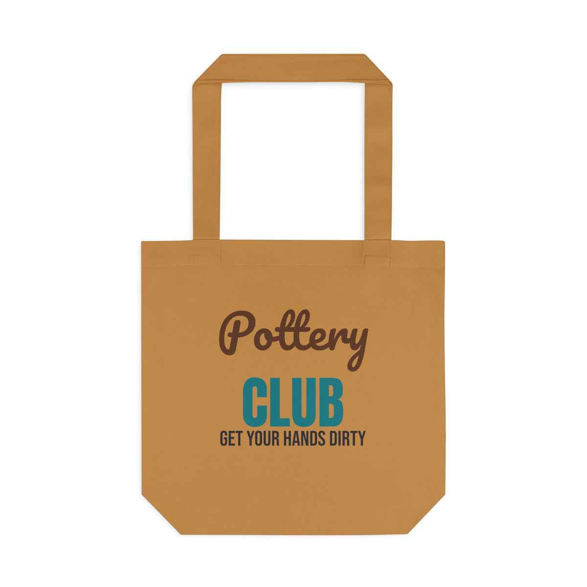 Pottery Club Get Your Hands Dirty Tote Bag, Pottery Club Canvas Tote Bag
