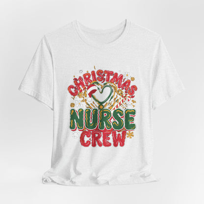 Christmas Nurse Crew Shirt, Retro Nurse Christmas T-Shirt, Holiday Gift for Nurses