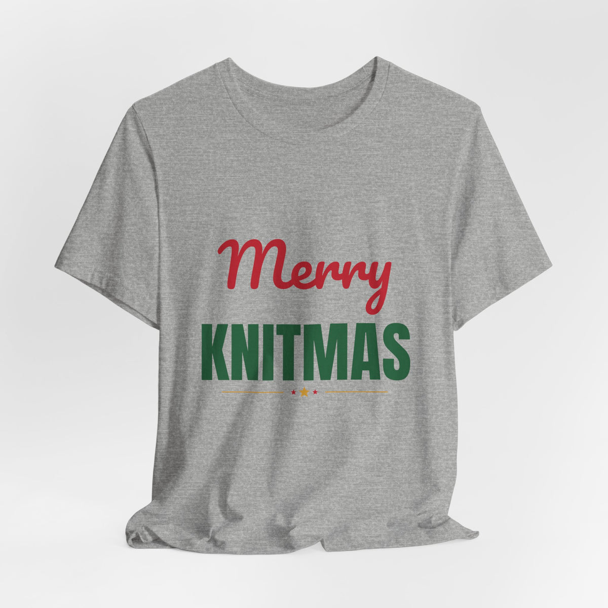 Merry Knitmas Shirt, Knitting Christmas T-Shirt, Knitter Gift