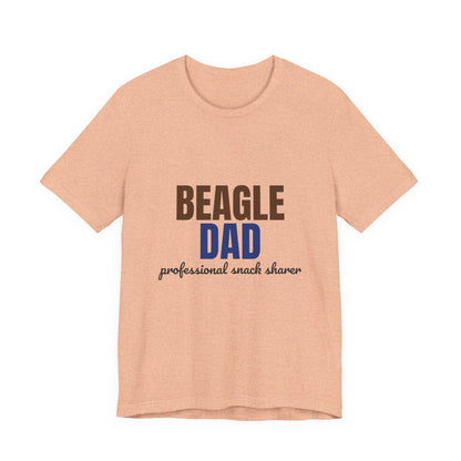 Beagle Dad Professional Snack Sharer Shirt, Beagle Dad T-Shirt, Beagle Lover Gift