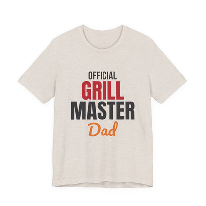 Official Grill Master Dad Shirt, BBQ Dad T-Shirt, Grilling Gift for Dad