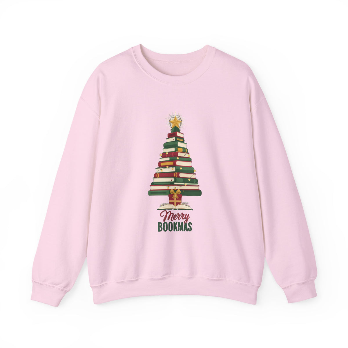 Merry Bookmas Sweatshirt, Bookish Christmas Crewneck, Book Lover Sweater