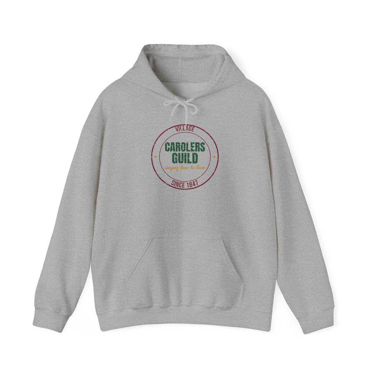 Village Carolers Guild Since 1847 Hoodie, Vintage Christmas Hoodie