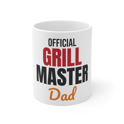 Official Grill Master Dad Mug