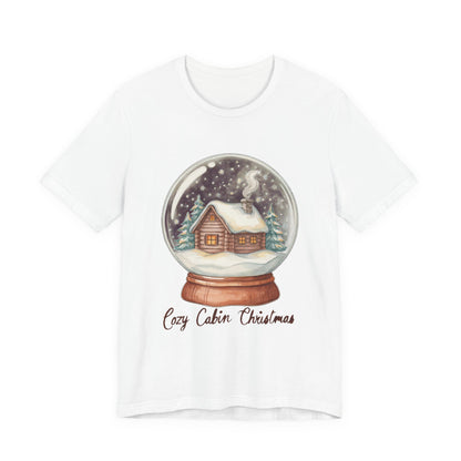 Cozy Cabin Christmas Snow Globe Shirt, Cozy Cabin Christmas Snow Globe T-Shirt