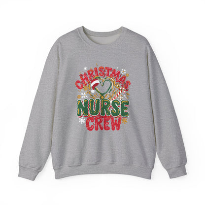 Christmas Nurse Crew Sweatshirt, Retro Nurse Christmas Crewneck, Holiday Nurse Sweater