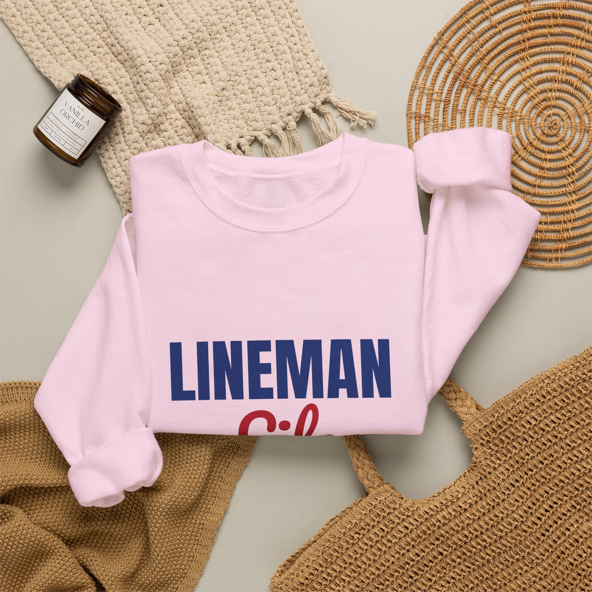 Lineman Life Working High So You Have Power Sweatshirt, Lineman Crewneck Sweatshirt