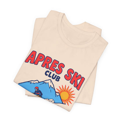 Apres Ski Club Shirt, Retro Ski T-Shirt, Skiing Tee