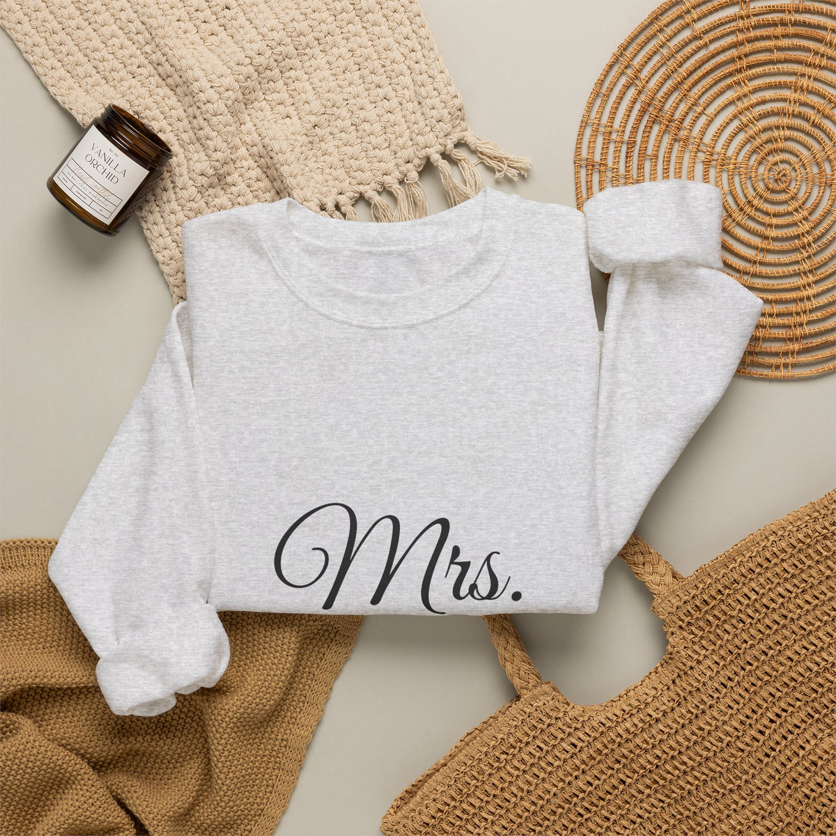 Mrs Est 2026 Sweatshirt, Bride Crewneck, Bridal Shower and Honeymoon Gift