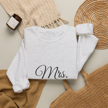 Mrs Est 2026 Sweatshirt, Bride Crewneck, Bridal Shower and Honeymoon Gift