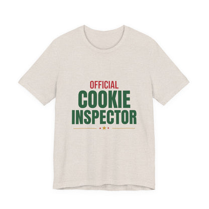 Official Cookie Inspector Shirt, Funny Christmas Baking T-Shirt