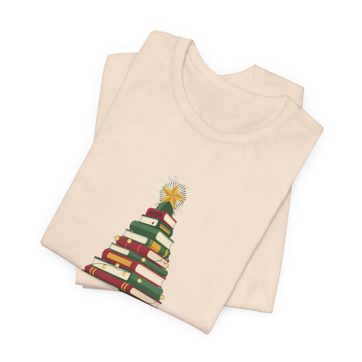 Merry Bookmas Shirt, Book Lover Christmas T-Shirt, Bookish Holiday Tee