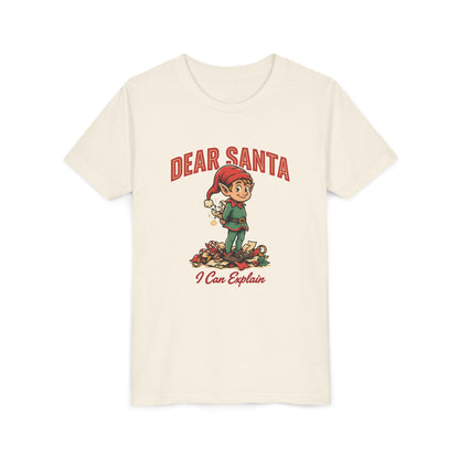 Dear Santa I Can Explain Kids Shirt, Funny Christmas Youth Tee