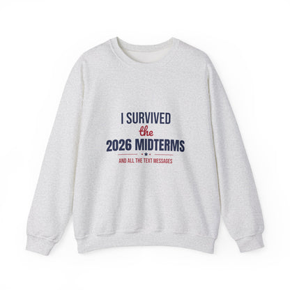 I Survived the 2026 Midterms Sweatshirt, Funny Election Crewneck, Midterms 2026