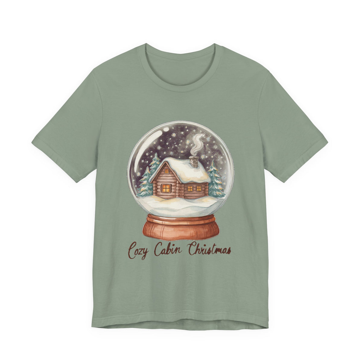 Cozy Cabin Christmas Snow Globe Shirt, Cozy Cabin Christmas Snow Globe T-Shirt