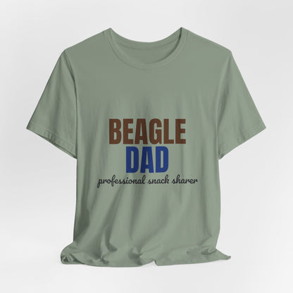 Beagle Dad Professional Snack Sharer Shirt, Beagle Dad T-Shirt, Beagle Lover Gift
