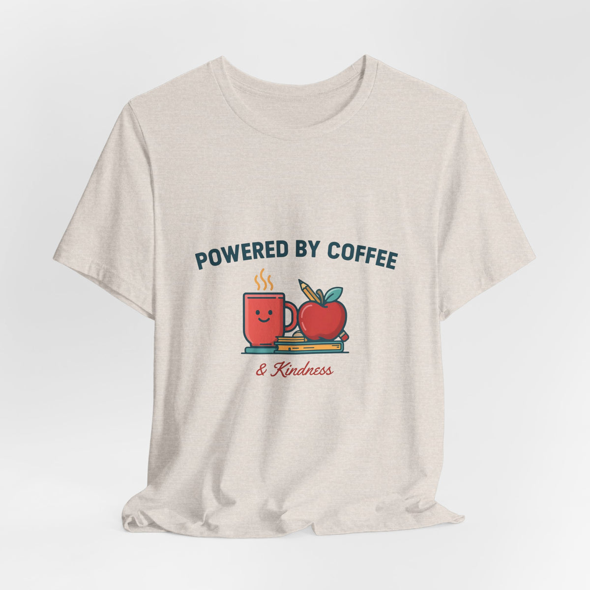 Powered by Coffee and Kindness Shirt, Teacher T-Shirt, Teacher Appreciation Gift