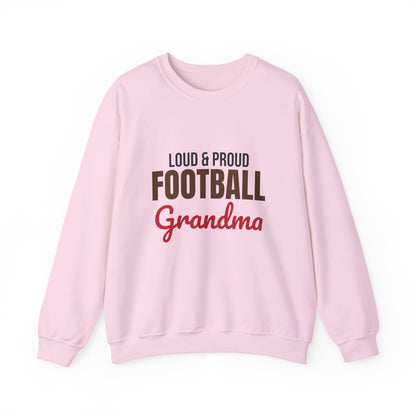 Loud and Proud Football Grandma Sweatshirt, Football Grandma Crewneck