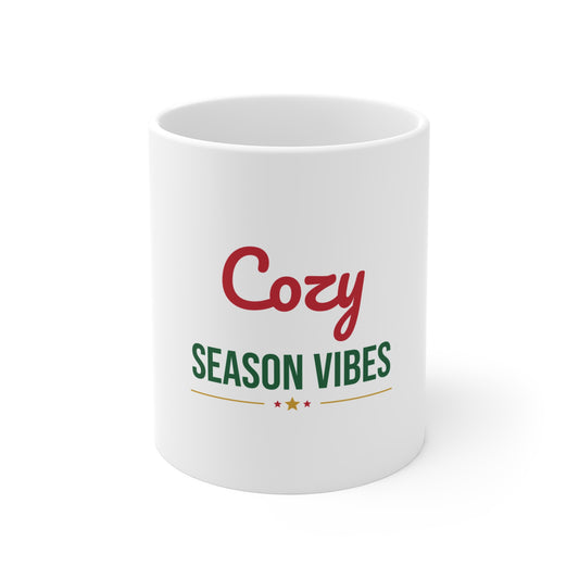 Cozy Season Vibes Mug, Cozy Winter Coffee Mug 11oz