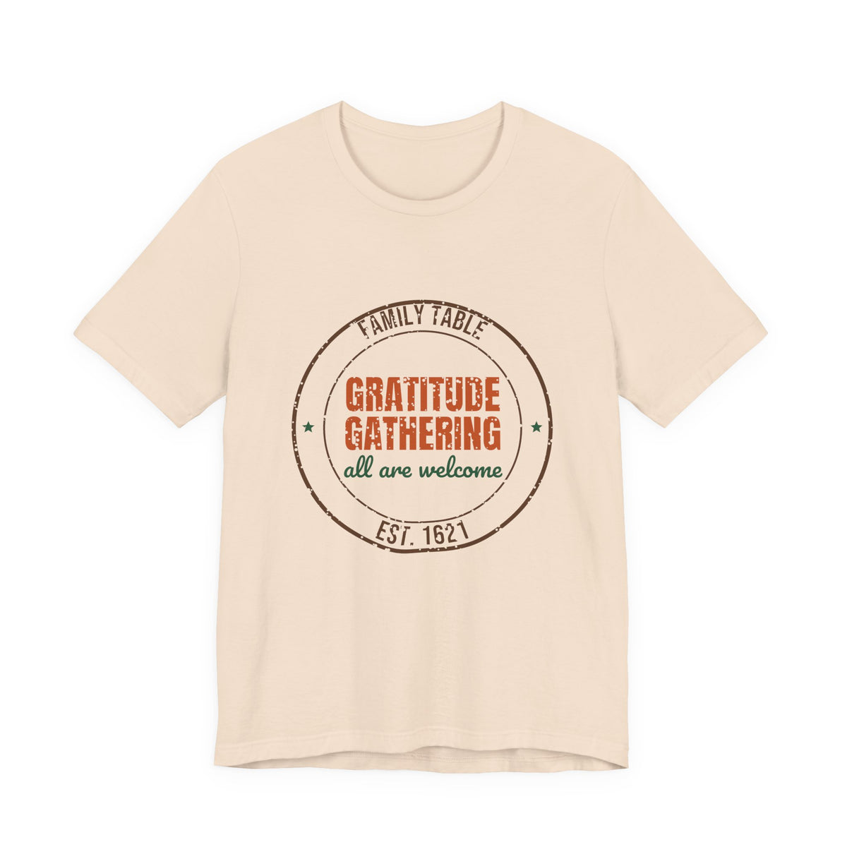 Family Table Gratitude Gathering Est. 1621 Shirt, Vintage Thanksgiving T-Shirt, Vintage Thanksgiving Gift