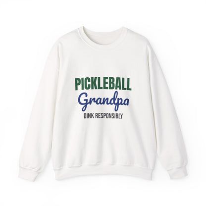 Pickleball Grandpa Dink Responsibly Sweatshirt