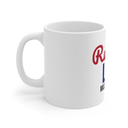 Runner Life Miles and Smiles Mug