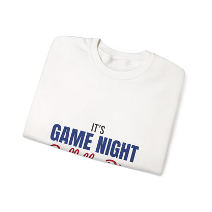 It's Game Night Roll the Dice Sweatshirt, Game Night Crewneck Sweatshirt