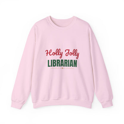 Holly Jolly Librarian Sweatshirt, Librarian Christmas Crewneck, Librarian Gift