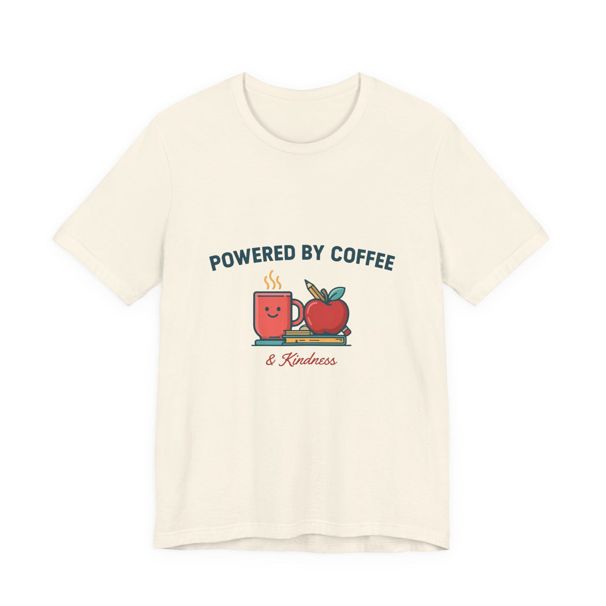 Powered by Coffee and Kindness Shirt, Teacher T-Shirt, Teacher Appreciation Gift