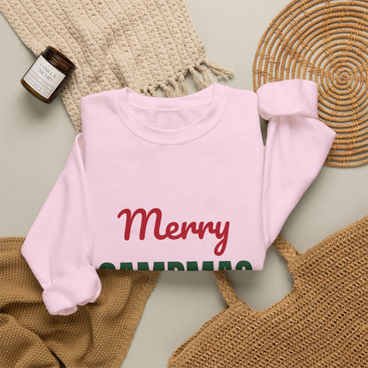 Merry Campmas Sweatshirt, Camping Christmas Crewneck, Camper Gift