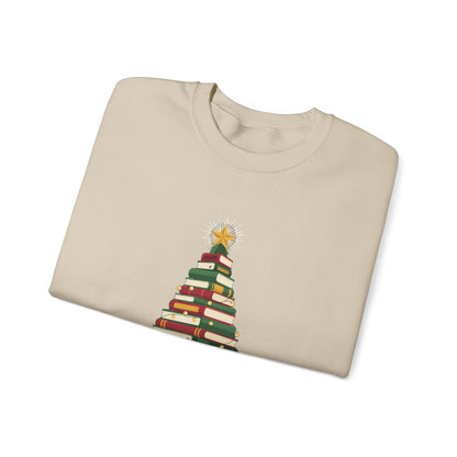 Merry Bookmas Sweatshirt, Bookish Christmas Crewneck, Book Lover Sweater