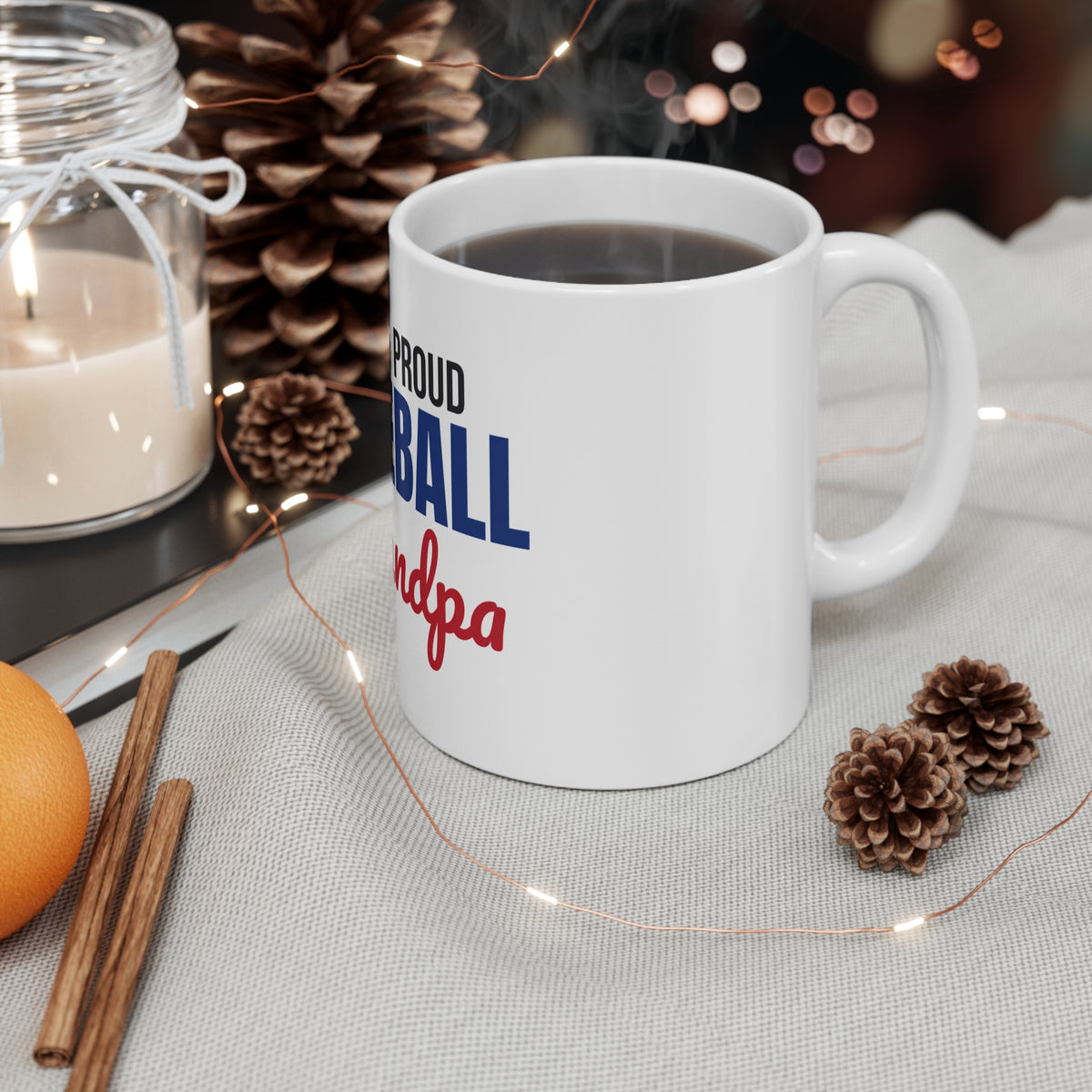 Loud and Proud Baseball Grandpa Mug