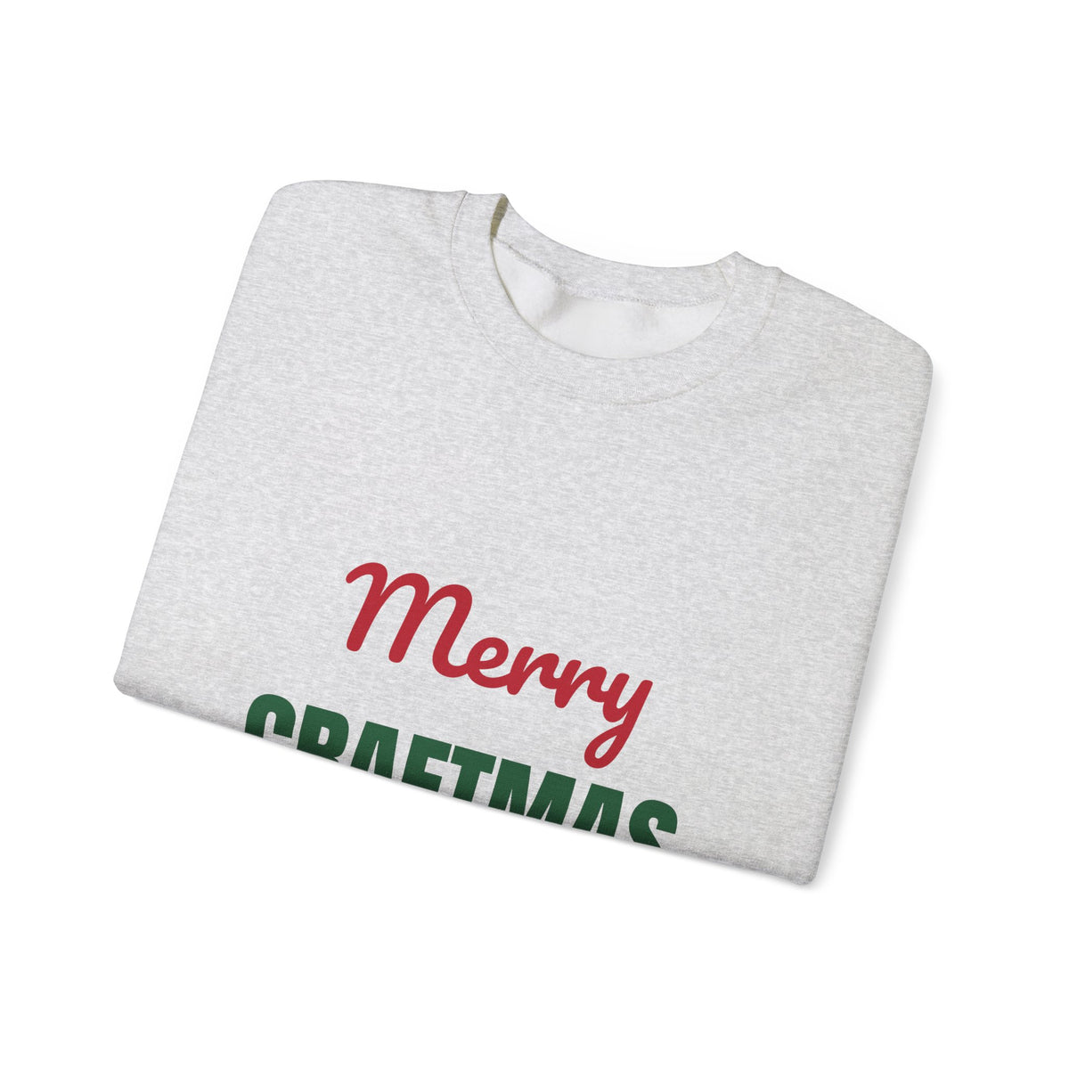 Merry Craftmas Sweatshirt, Crafter Christmas Crewneck