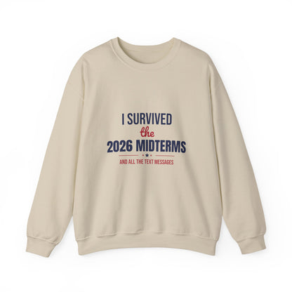 I Survived the 2026 Midterms Sweatshirt, Funny Election Crewneck, Midterms 2026