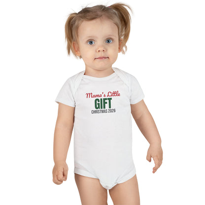 Mama's Little Gift Christmas 2026 Baby Bodysuit