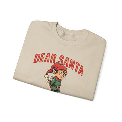 Dear Santa I Can Explain Sweatshirt, Funny Christmas Crewneck
